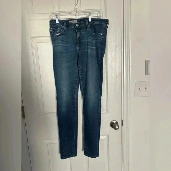 Adriano Goldschmied The Middi Mid Rise Legging Size 31 R. Medium Wash. - Picture 3 of 10